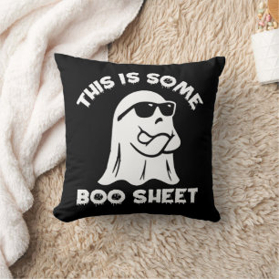 Coussin C'Est Un Peu De Feuille De Boite Ghost Funny Retro