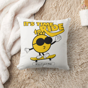 Coussin C'est une bonne journée de vélo