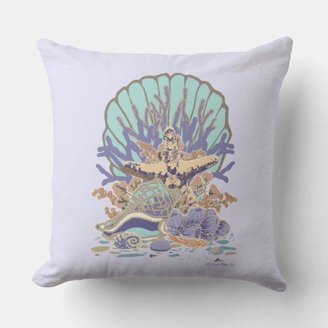 Coussin C'est une collection Shore Thing, Art Print 2 (Recto)