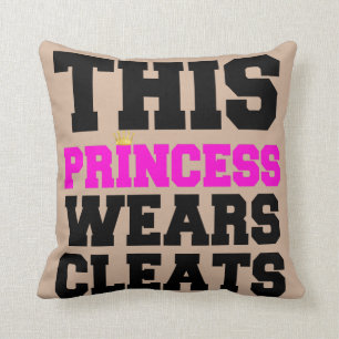 COUSSIN CETTE PRINCESSE WEARS SOCCER SOFTBALL CLEATS