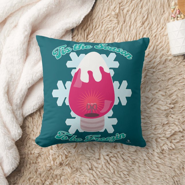 Coussin Cette saison est Freezin Epic Christmas Fun (Couverture)