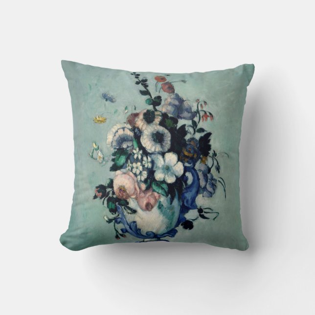 Coussin Cezanne Flowers Fine Art Jeu d'oreiller (Recto)