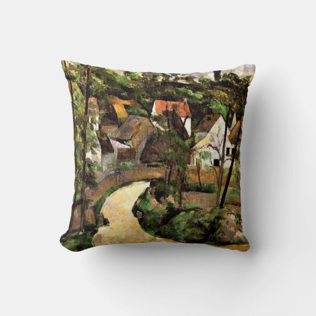 Coussin Cezanne - Un tour dans la rue (Recto)