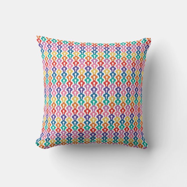 Coussin Chaîne de couleurs (Recto)
