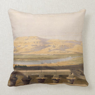 Coussin Chaîne des montagnes libyenne du temple de Louxor