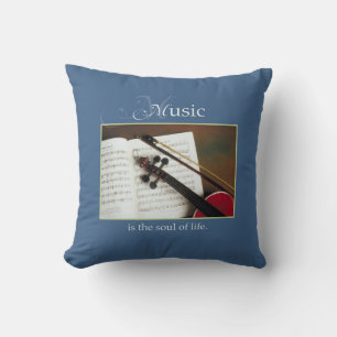 Coussin Chaînes de musique, L'âme de la vie, Traditionnel