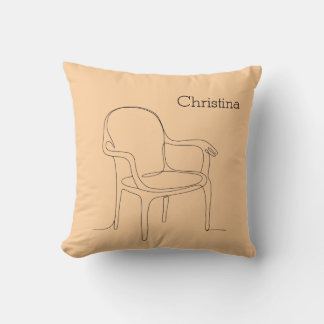 Coussin Chaise de la ligne de soutien - Accent Boho Chaud