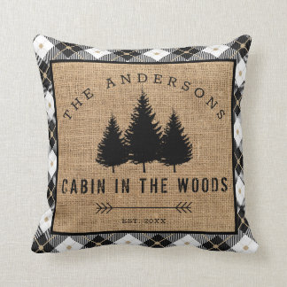 Coussin Chalet de Famille Campagnard Rustique dans les Boi