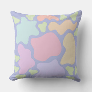 Coussin Chambre d'enfants Formes abstraites pastel Décorat