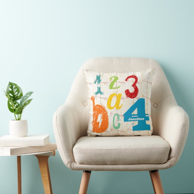 Coussin Chambre pour garçon personnalisée Crossed Arrow AB (Chaise)
