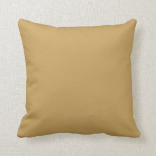 Coussin Chameau- teint de brun (couleur solide) 