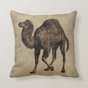 Coussin Chameau vintage