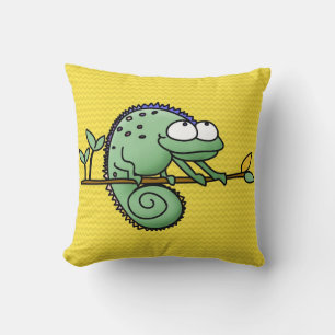 Coussin Chameleon Cute Funny