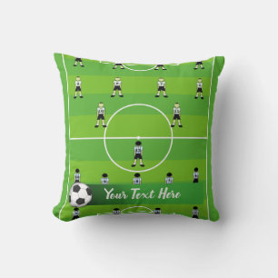 Coussin Champ de football et équipe