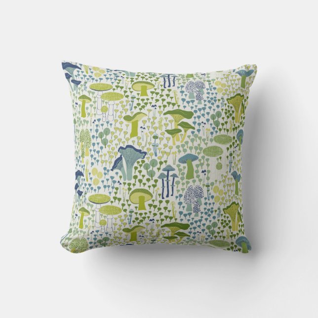 Coussin Champagne Green Retro (Recto)