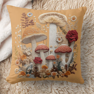 Coussin Champignon Cottagecore