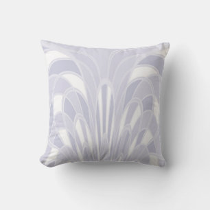 Coussin Champignons Abstraits - Art Déco - Lavande
