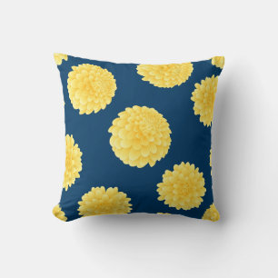 Coussin Champs de jacinthes bleues doux et sereins