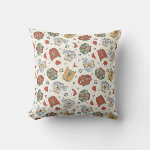 Coussin Chandails de Noël et Motif Casquette