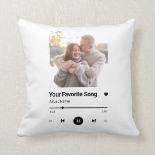 Coussin Chanson Personnalisée Chanson Favorite Chanson Une