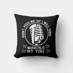 Coussin Chanteur de théâtre Broadway