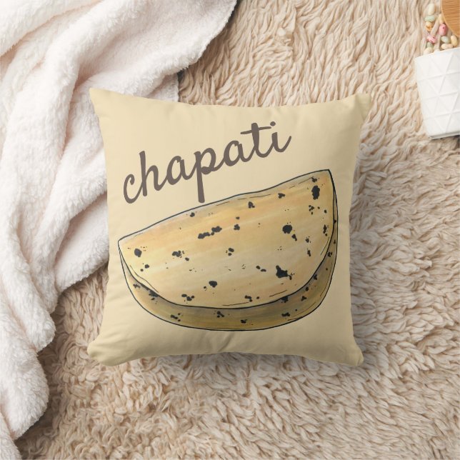 Coussin Chapati Roti Pain indien Pain Flatpain boulangerie (Couverture)