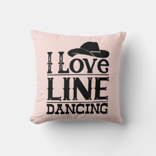 Coussin Chapeau de Cowboy de Danse en Ligne Musique Countr