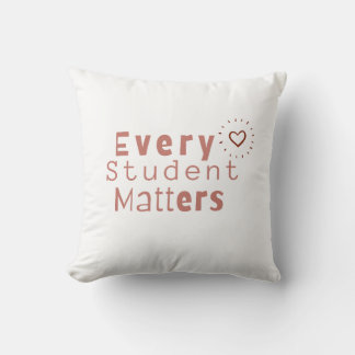 Coussin Chaque élève compte
