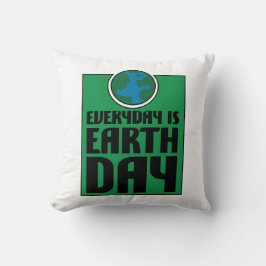 Coussin Chaque jour est jour de la terre
