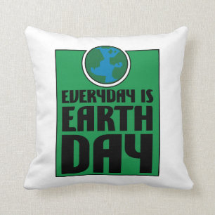 Coussin Chaque jour est jour de la terre