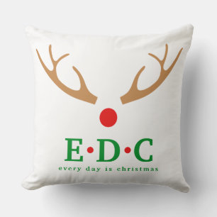 Coussin Chaque Jour est Noël