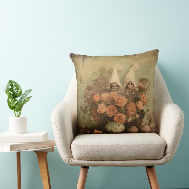 Coussin Chariot Halloween vintage (2) (Chaise)