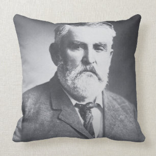 Coussin Charles bonne nuit (photo de b/w)