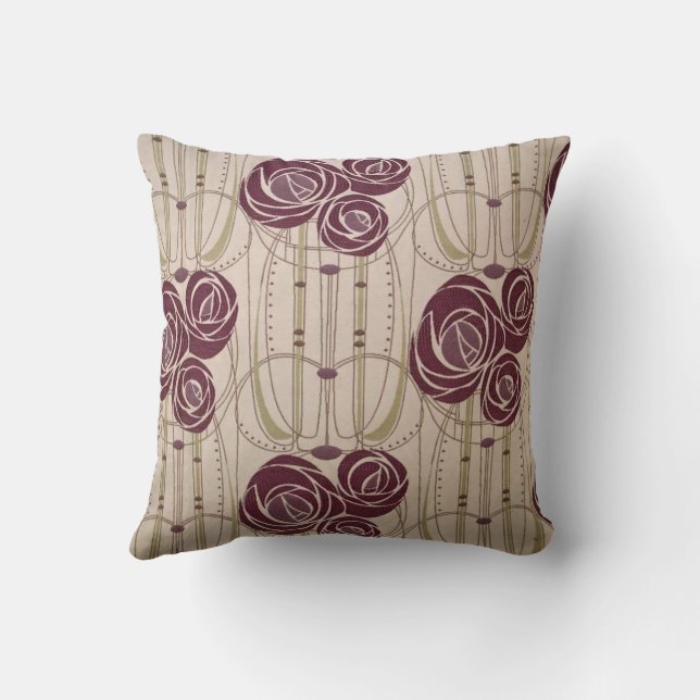 Coussin charles-rennie-mackintosh (Verso)