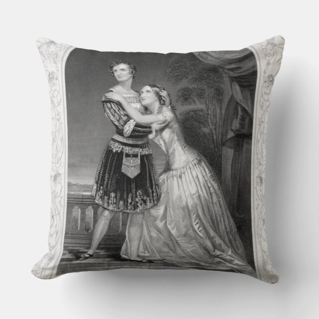 Coussin Charlotte et Susan Cushman comme Romeo et Juliet, (Recto)