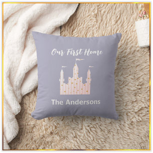 Coussin Charmant Notre Premier Château Maison