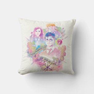 Coussin Charme Harry, Hermione, et Ron Waterc de Harry