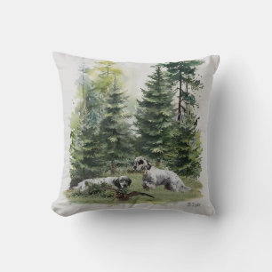 Coussin Chasse à la bécasse, Chasse à la bécasse, Art