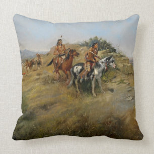 Coussin Chasse de Buffalo, 1891 (huile sur la toile)