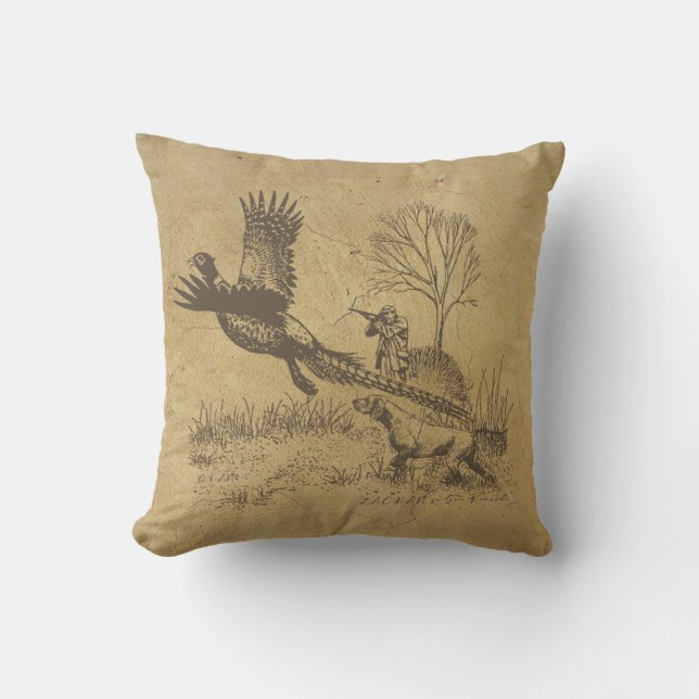 Coussin Chasseur (chasse avec SPG) (Recto)