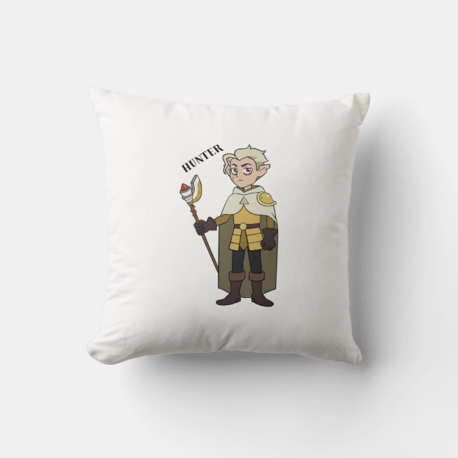 Coussin Chasseur de la Maison de la Chouette (Recto)