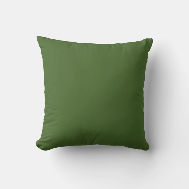 Coussin chasseur plein extérieur de couleur claire vert (Recto)