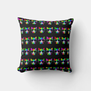 Coussin Chat arc-en-ciel très Cool avec Motif en verre sol