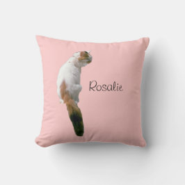 Coussin - Chat avec nom