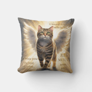 Coussin Chat bien-aimé animal de compagnie Sympathy Memori