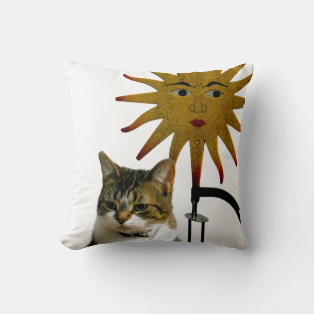 Coussin Chat céleste (Recto)