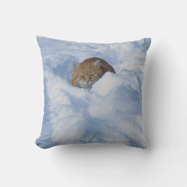 Coussin Chat dans la neige