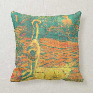 Coussin chat de zen