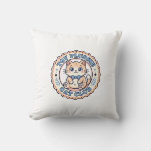 Coussin Chat en Peluche Jouet Design de T-Shirt de Chat Mi