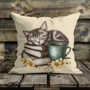 Coussin Chat endormi, précieux chat